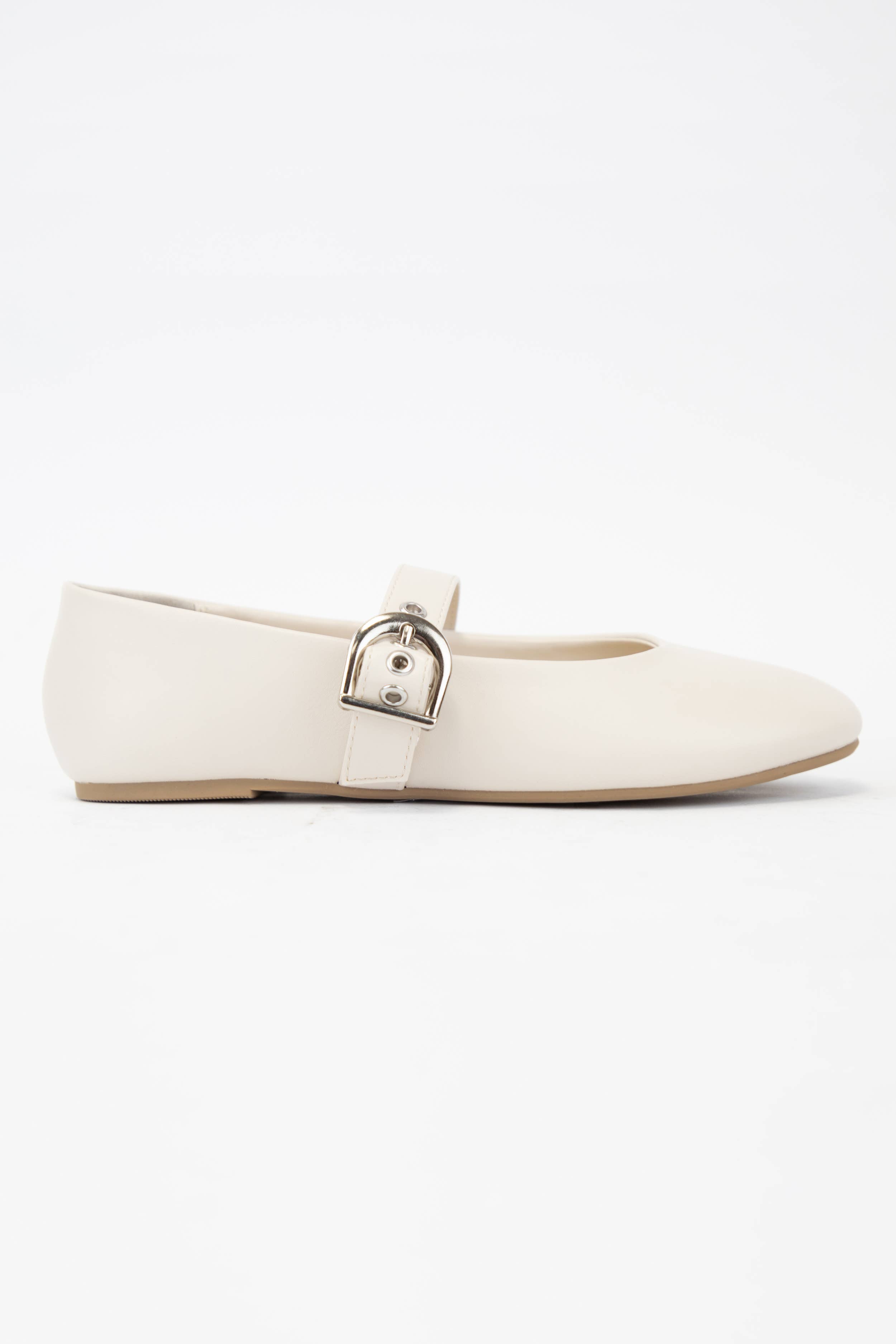 CCOCCI - Wholesale Flats - Women's - SEESAW ROUND TOE BUKKLED STRAP MARY JANE FLAT 9