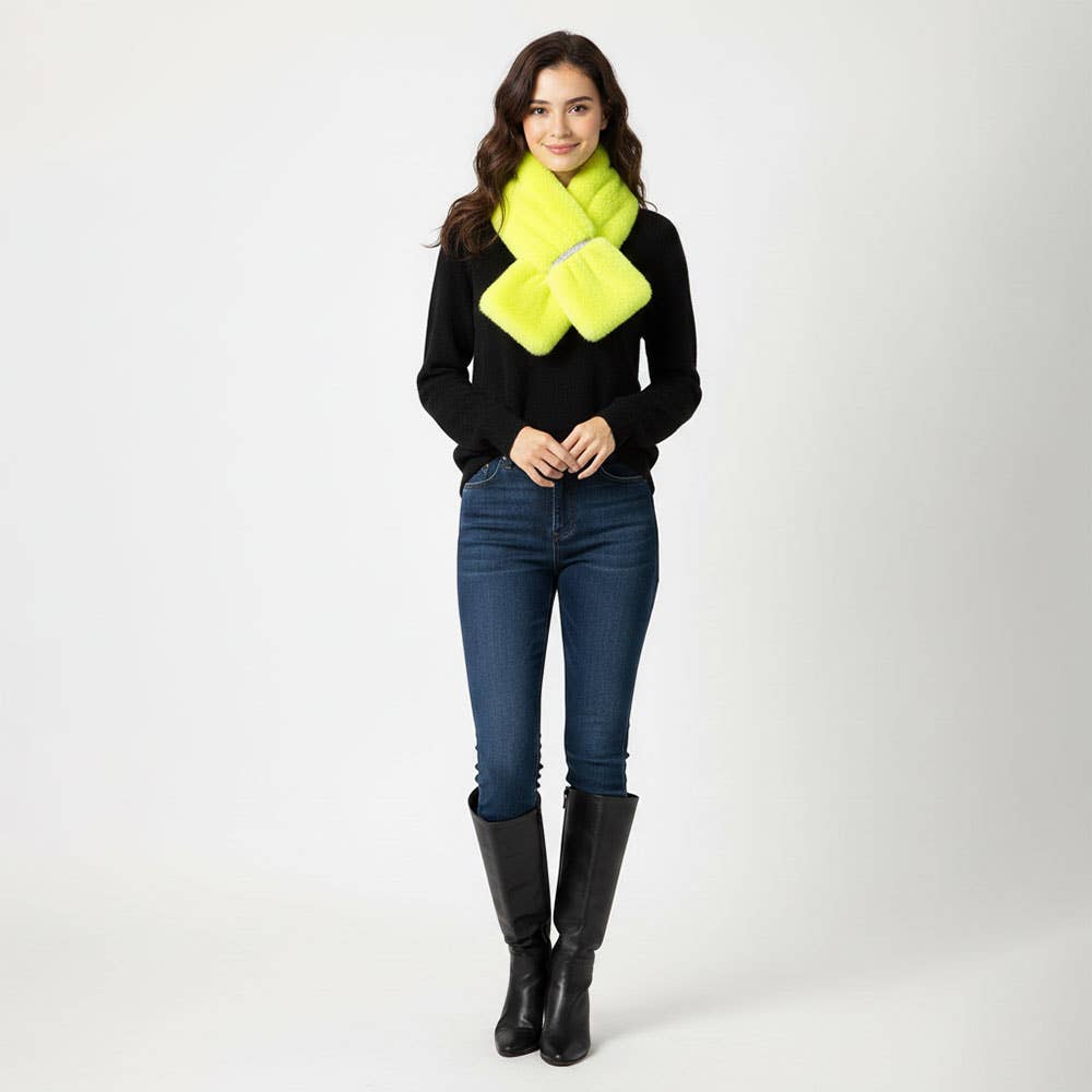 Sensibling Corp. - Vente Écharpe – femme - Écharpe en fausse fourrure12