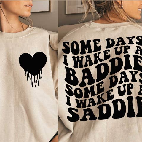 Baddie Sweatshirt for wholesale by Carolina Moon