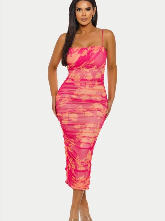 ROBE EN MAILLE SUNSET BLOOM pour la vente par DIOSA