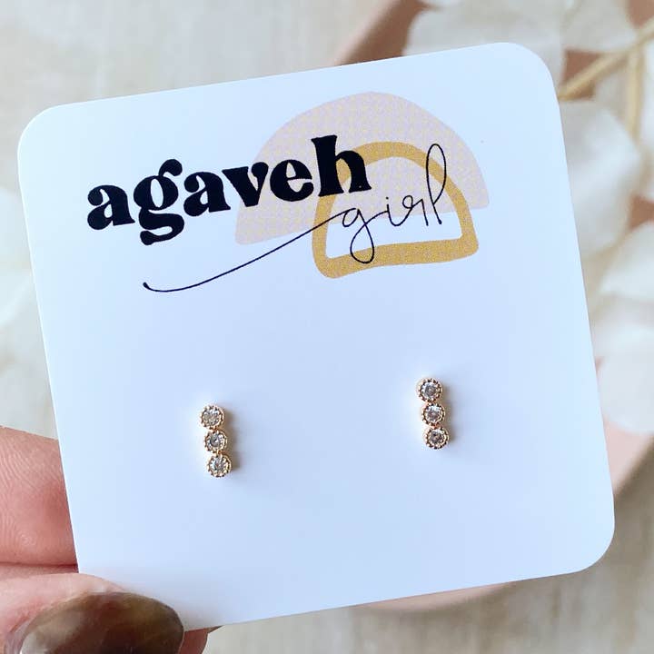 Agaveh girl - Wholesale Stud/Post Earrings - Monroe5