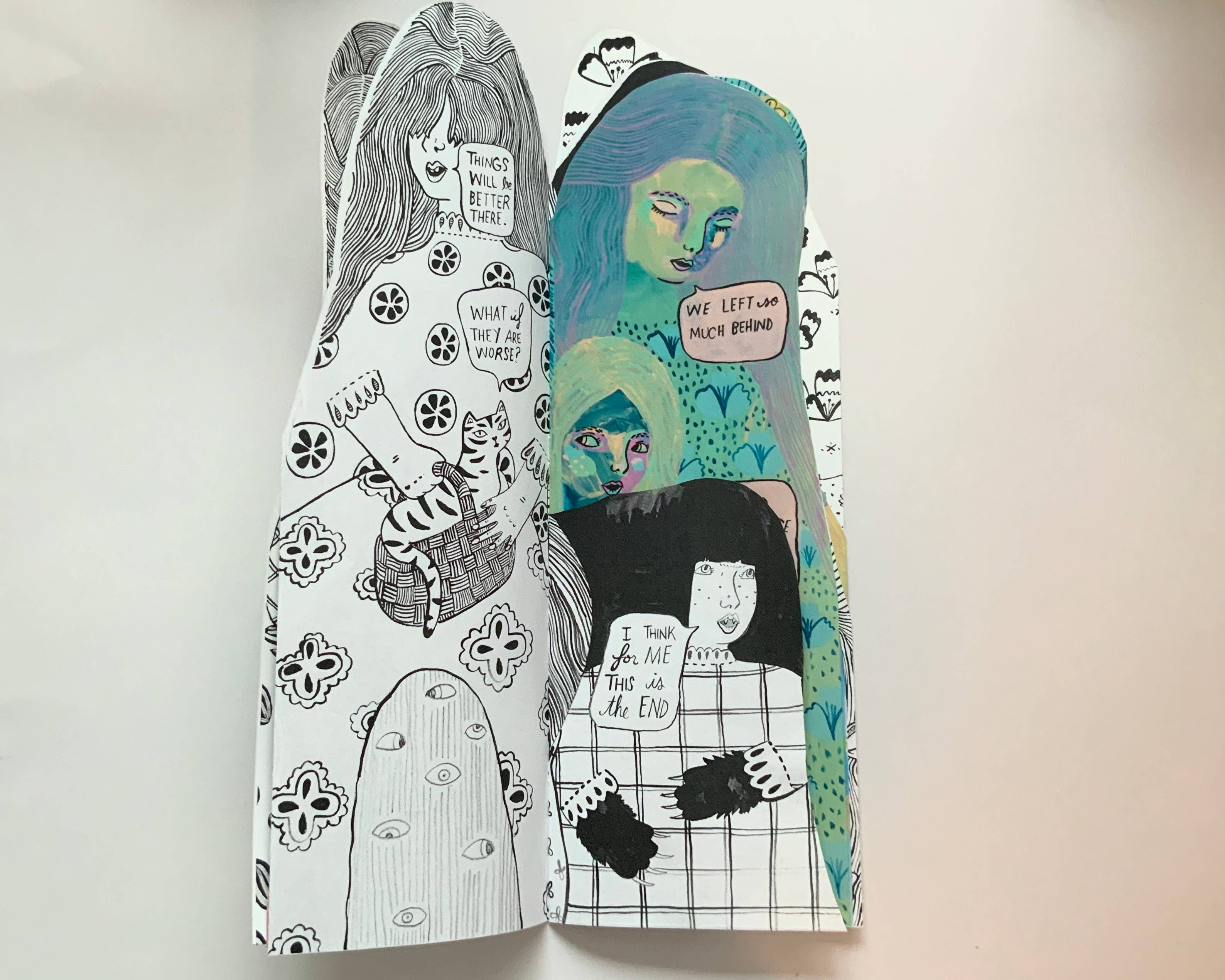 Erika Rier - Wholesale Comic Book - Walking Mountains - an art zine4