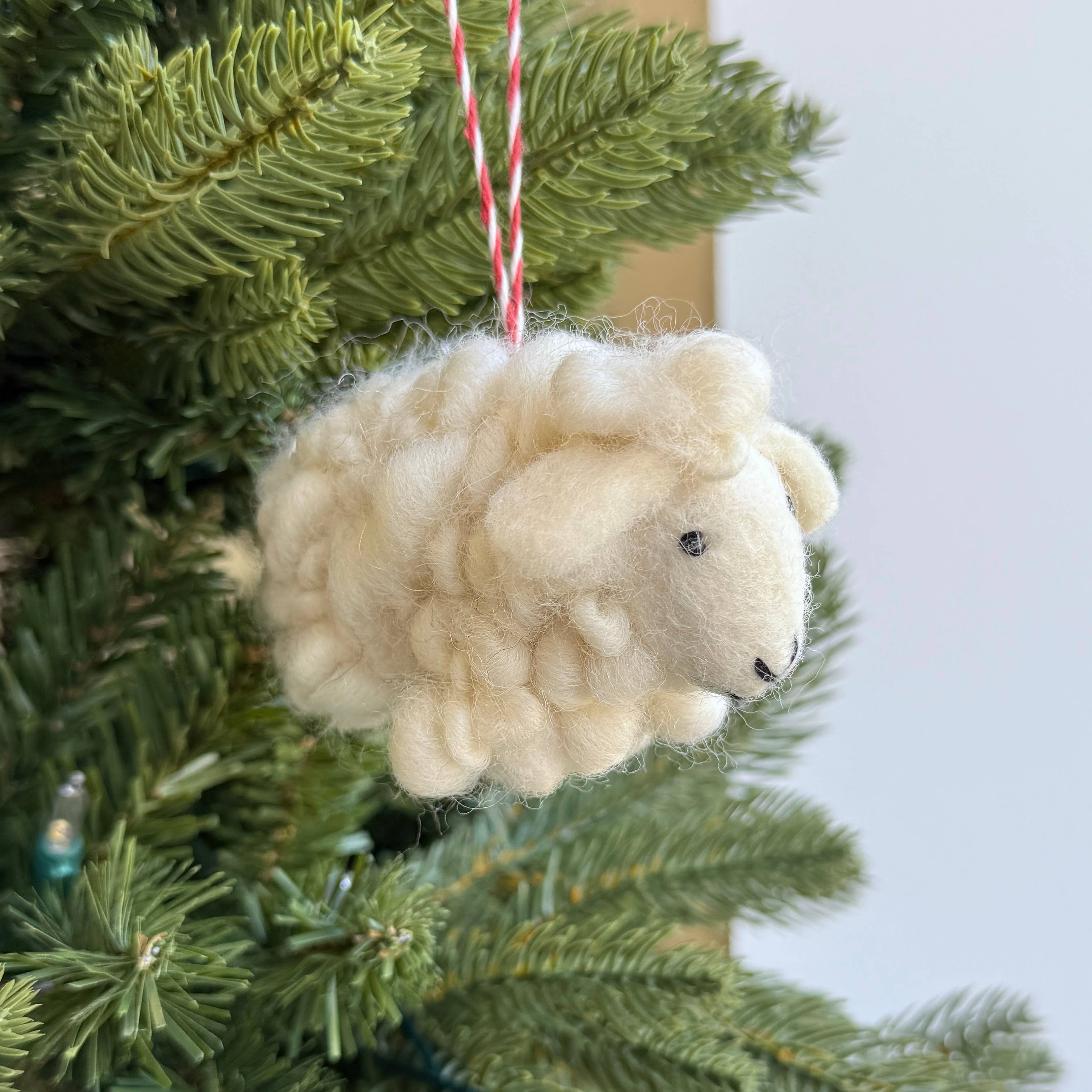 Ornaments 4 Orphans - Wholesale Ornament - Sheep Felt Wool Christmas Ornament3