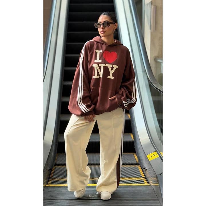 Oversized Sport Hoodie and Pant Set for wholesale by DORCAS