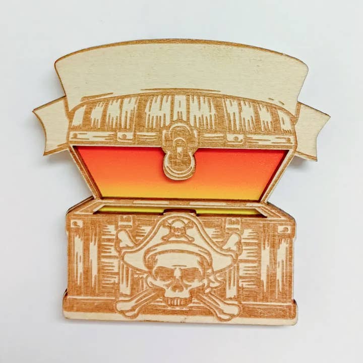 MDF PIRATE MAGNET for wholesale by Sea Creations