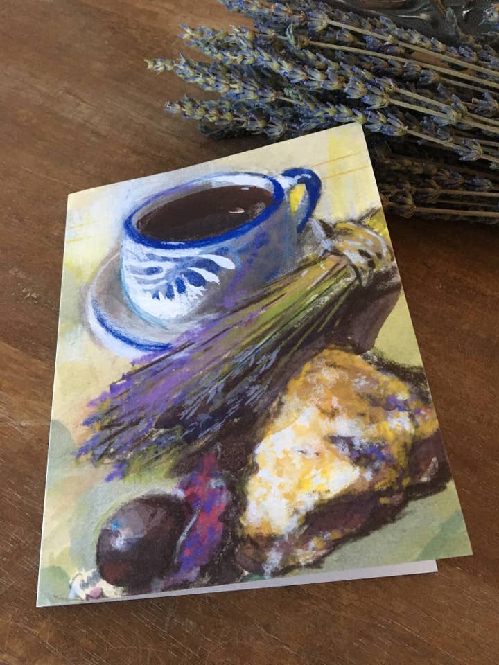 Pause Greeting Card for wholesale by Anne Woods Fine Art