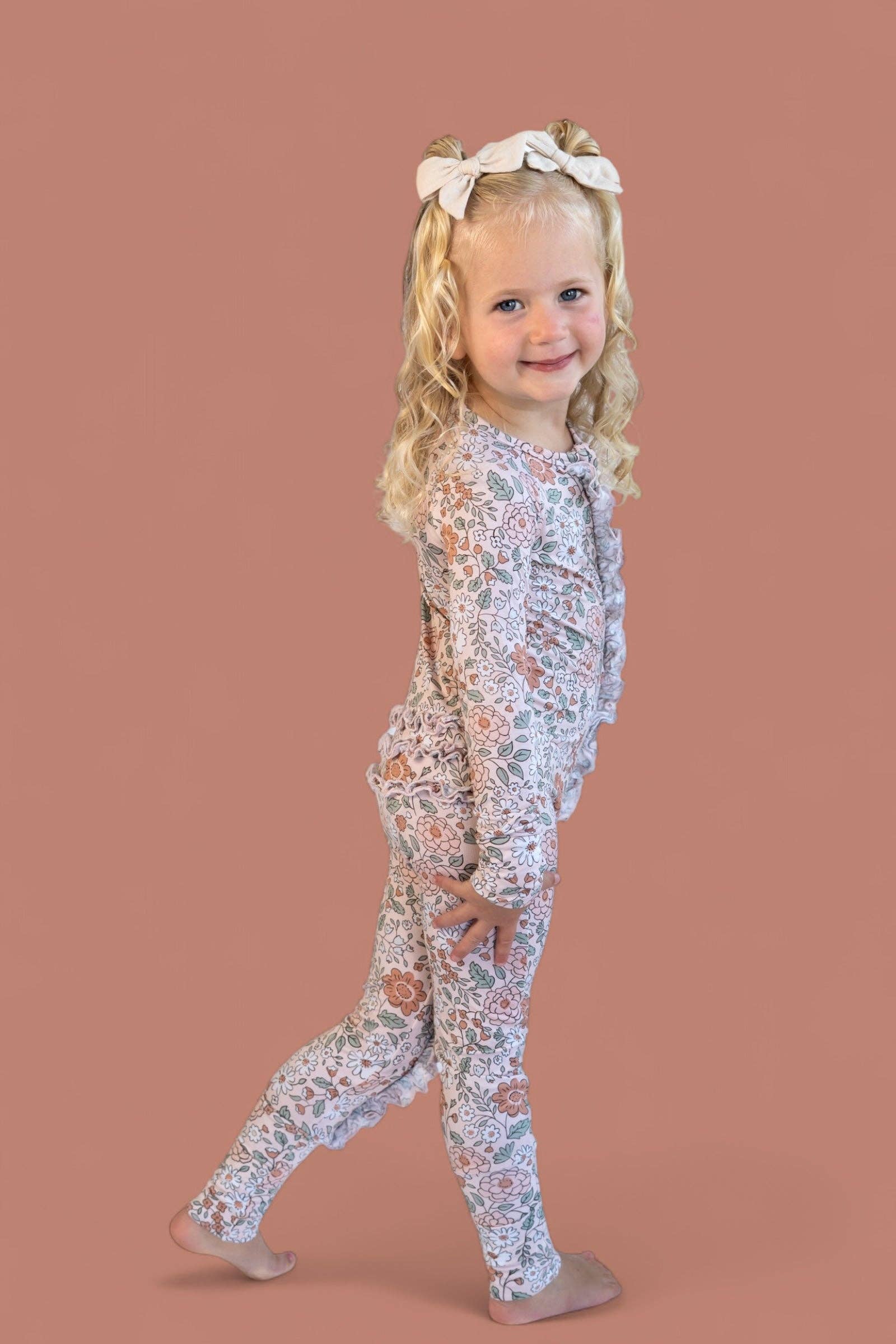 Dream Big Little Co. - Wholesale Jumpsuit - Baby - AUTUMN BLOSSOM DREAM RUFFLE ROMPER18