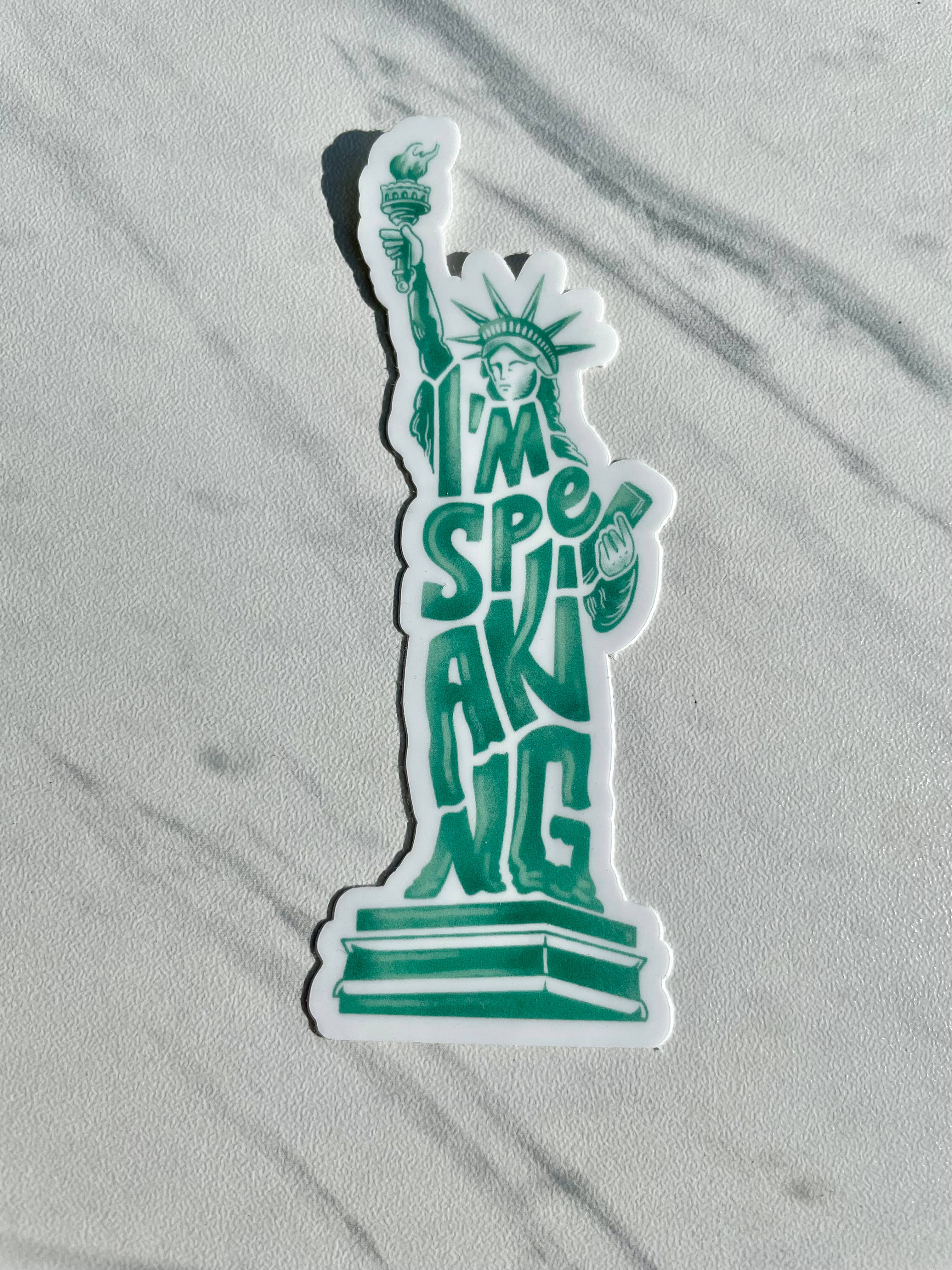 Denali & Co. – wholesale Klistermärke – Jag talar vinylklistermärke – Stå upp, tala ut, bli hörd2