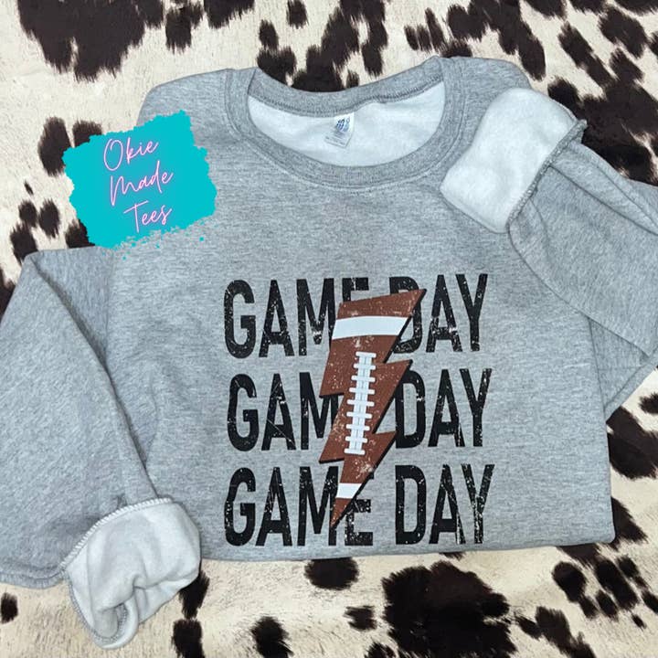 Game Day Felpa per la vendita all'ingrosso da parte di Okie Made Tees