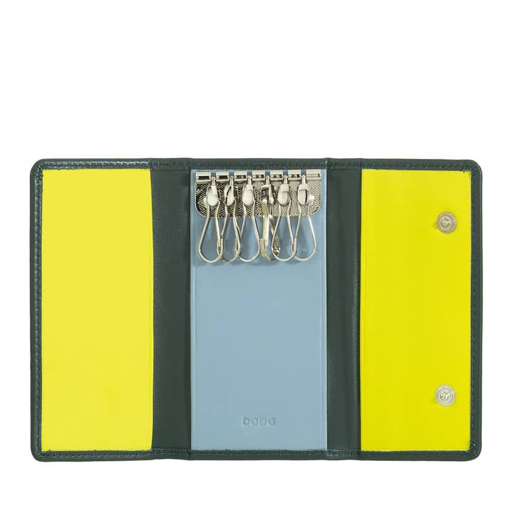 Dudu Leather Key Holder Pouch 6 Hooks Mangrove for wholesale by dudu