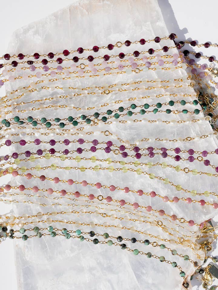 BRACELET PIERRE DE NAISSANCE PRÉEMBALLÉ pour la vente par Native Gem