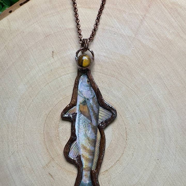 Sea Mullet and Tigers Eye Necklace and other Purchase Wholesale mullet. Free Returns & Net 60 Terms on Faire trending on Faire.