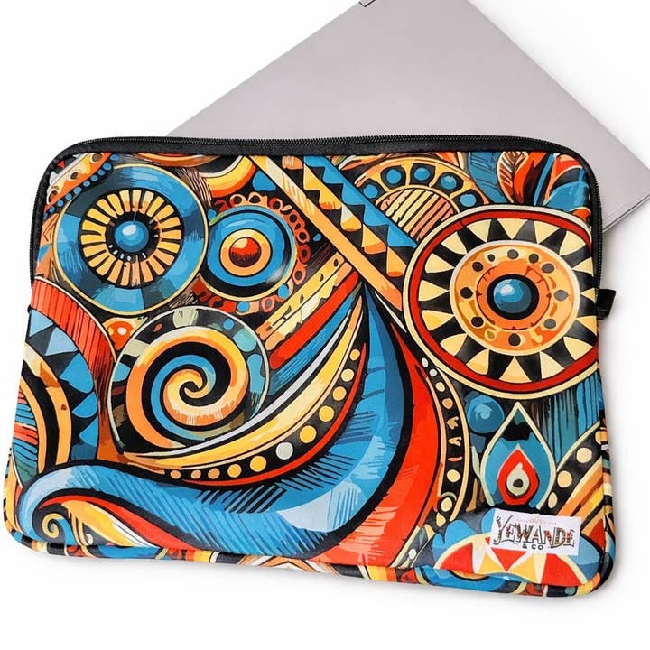 17 Inch Laptop Sleeve Waves - Waves for wholesale by YewandeAndCo