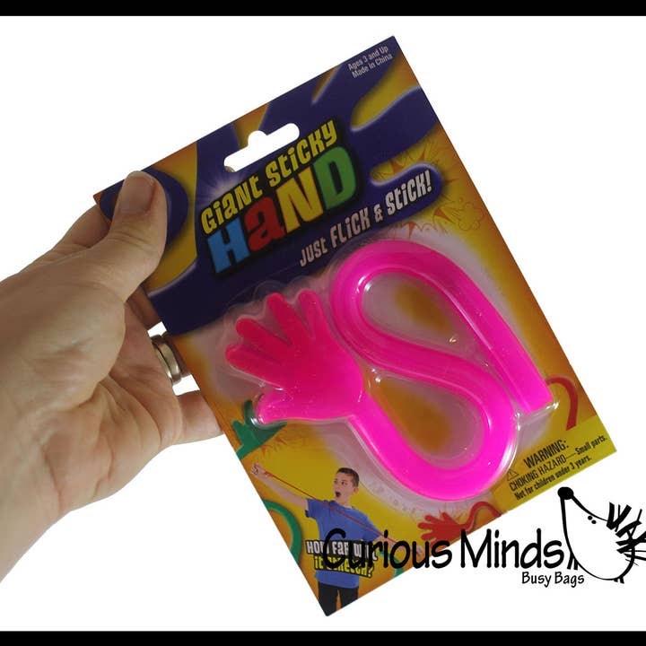 Curious Minds Toys - Wholesale Party Favor - 1 Jumbo Sticky Hands - Fun Toys Party Favors, Goodie Bags, T1
