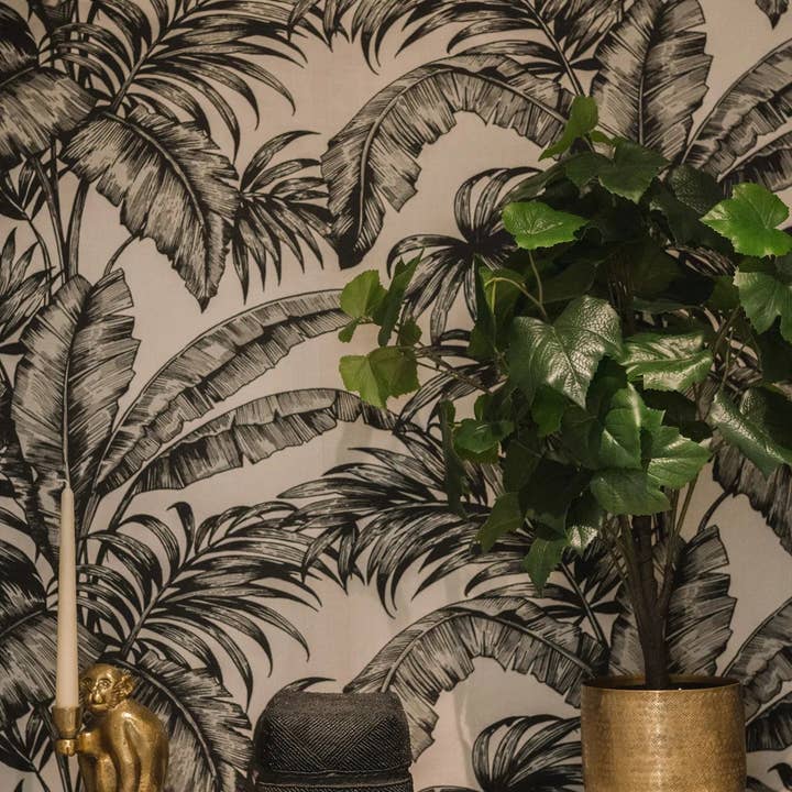 Bazar Bizar Living - Wholesale Decorative Box - The Beaded Basket - Black - L2