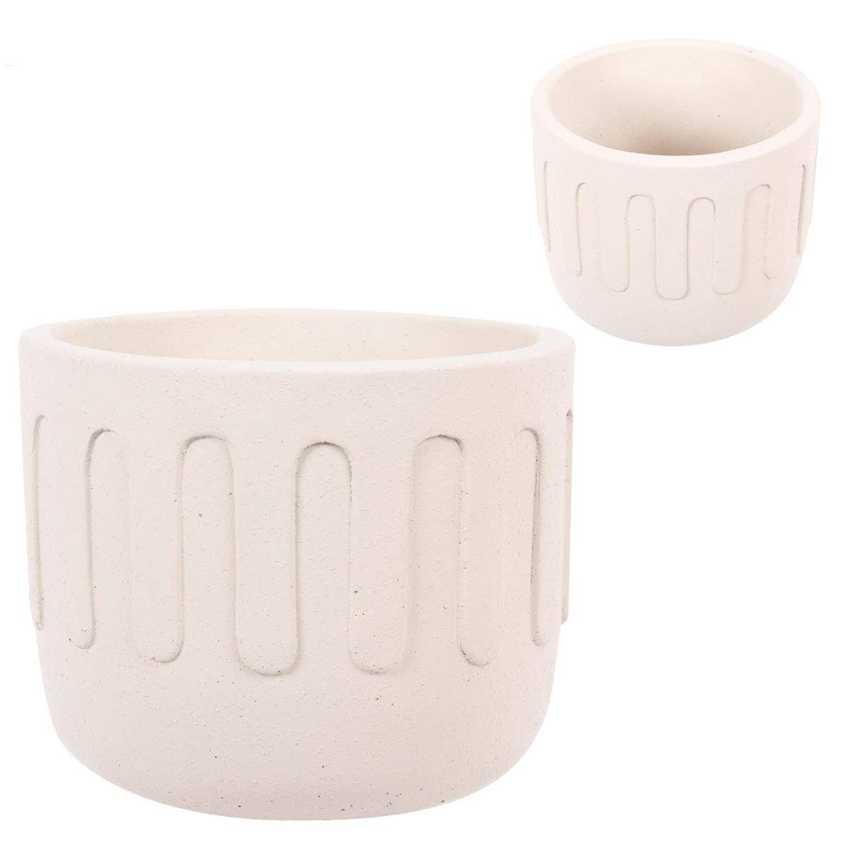 Truu Design - Wholesale Plant Pot - Stieg Concrete Planter, 7"D/6"D/5"D2