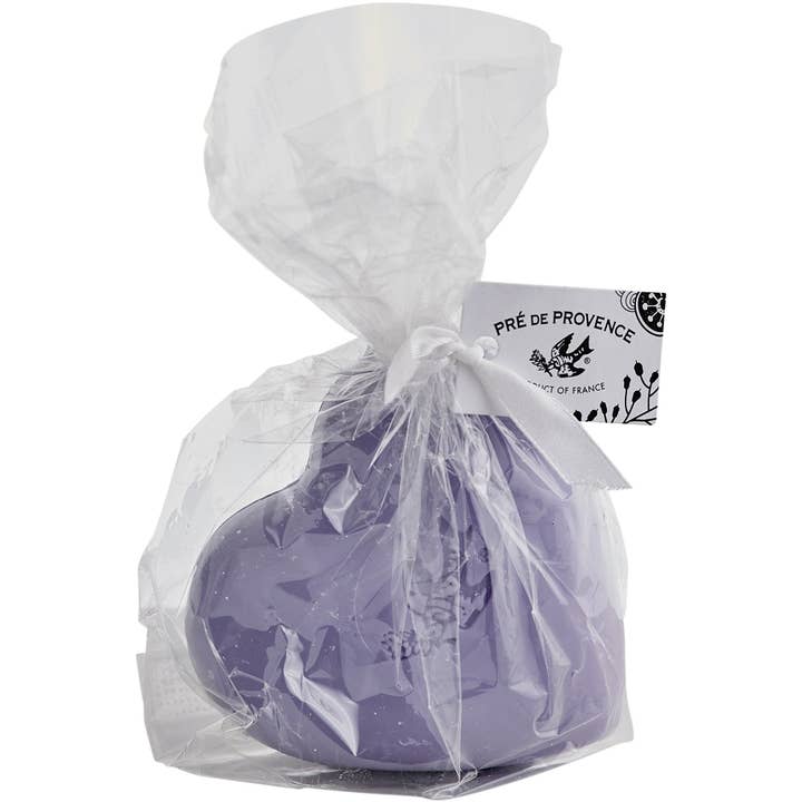 200g Heart Cello Gift Bag - Lavender for wholesale by European Soaps