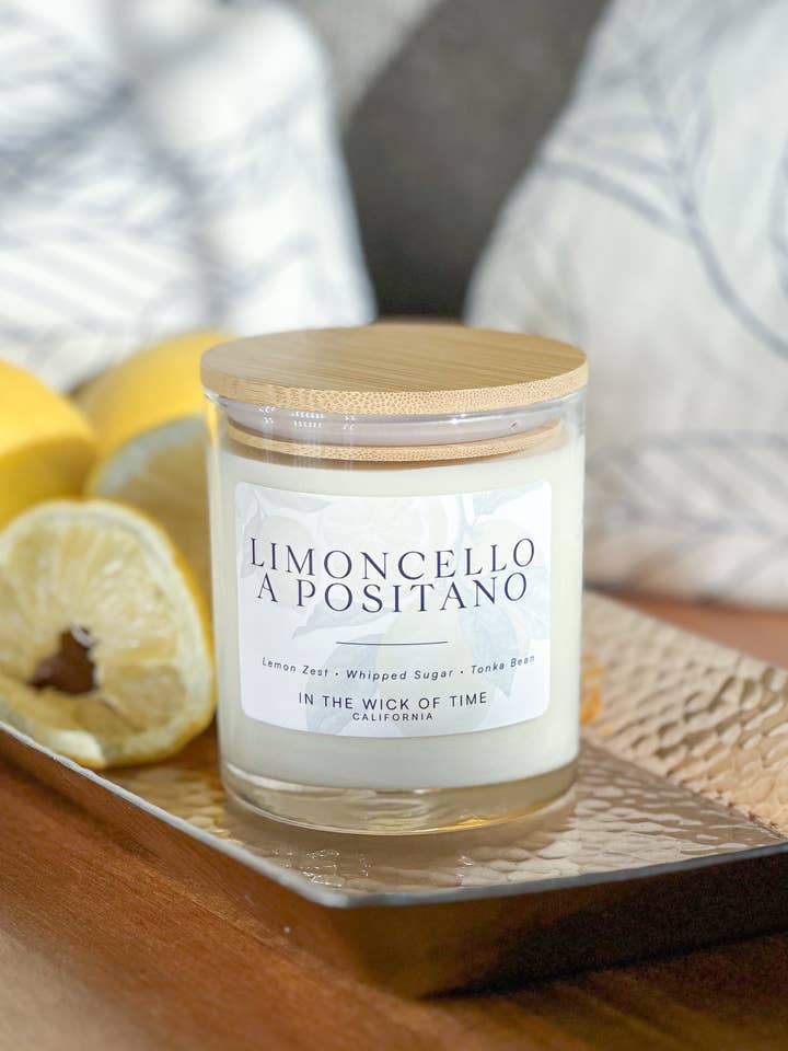 Limoncello a Positano 10 oz per la vendita all'ingrosso da parte di In the Wick of Time