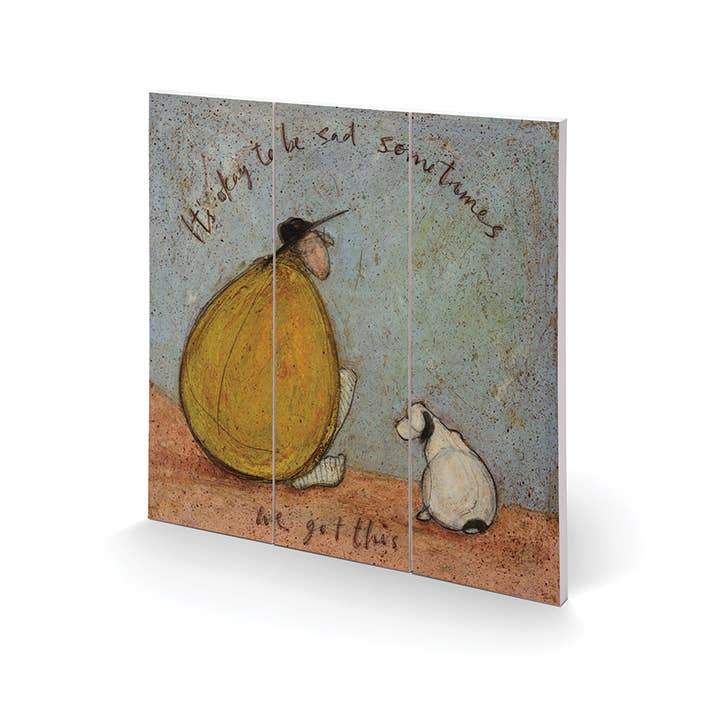 Decorazione da parete in legno Sam Toft (We Got This) per la vendita all'ingrosso da parte di The Art Group