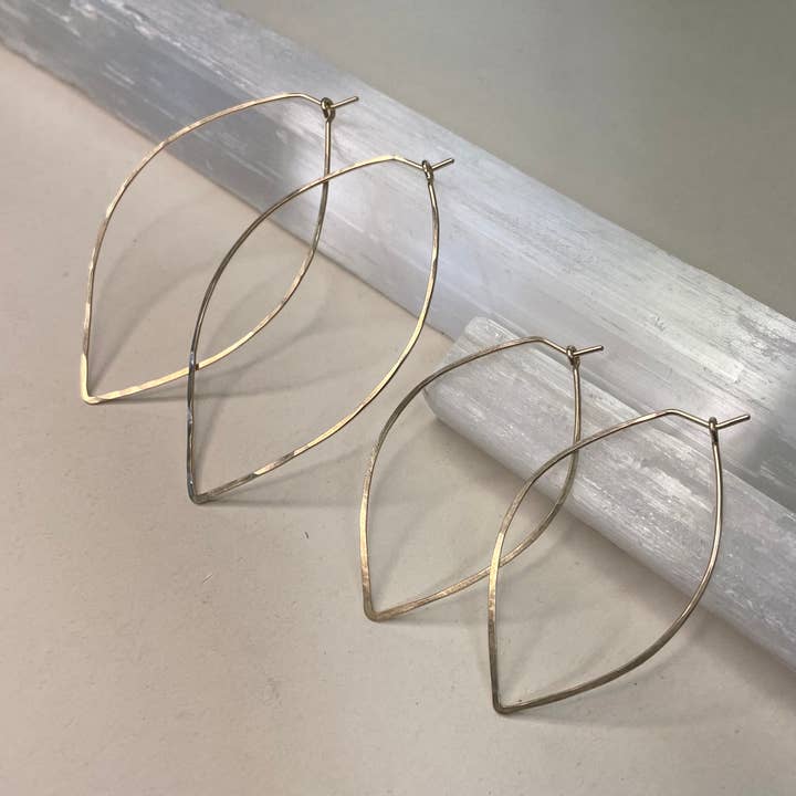 Petal Hoops for wholesale by Elysium Jewelry