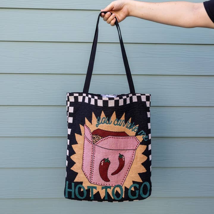 Lindy Stark Designs - Wholesale Tote Bag - Women's - Hot To Go Tapestry Tote1