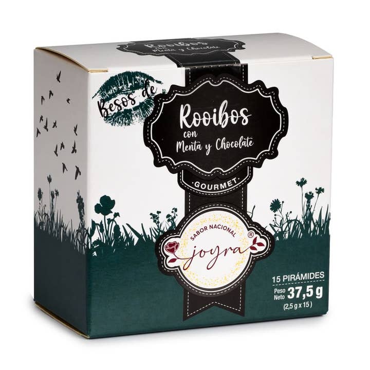 Rooibos-Minz-Schokolade-Infusion - 15 Beutel für den Großhandel von Joyra Sabor Nacional
