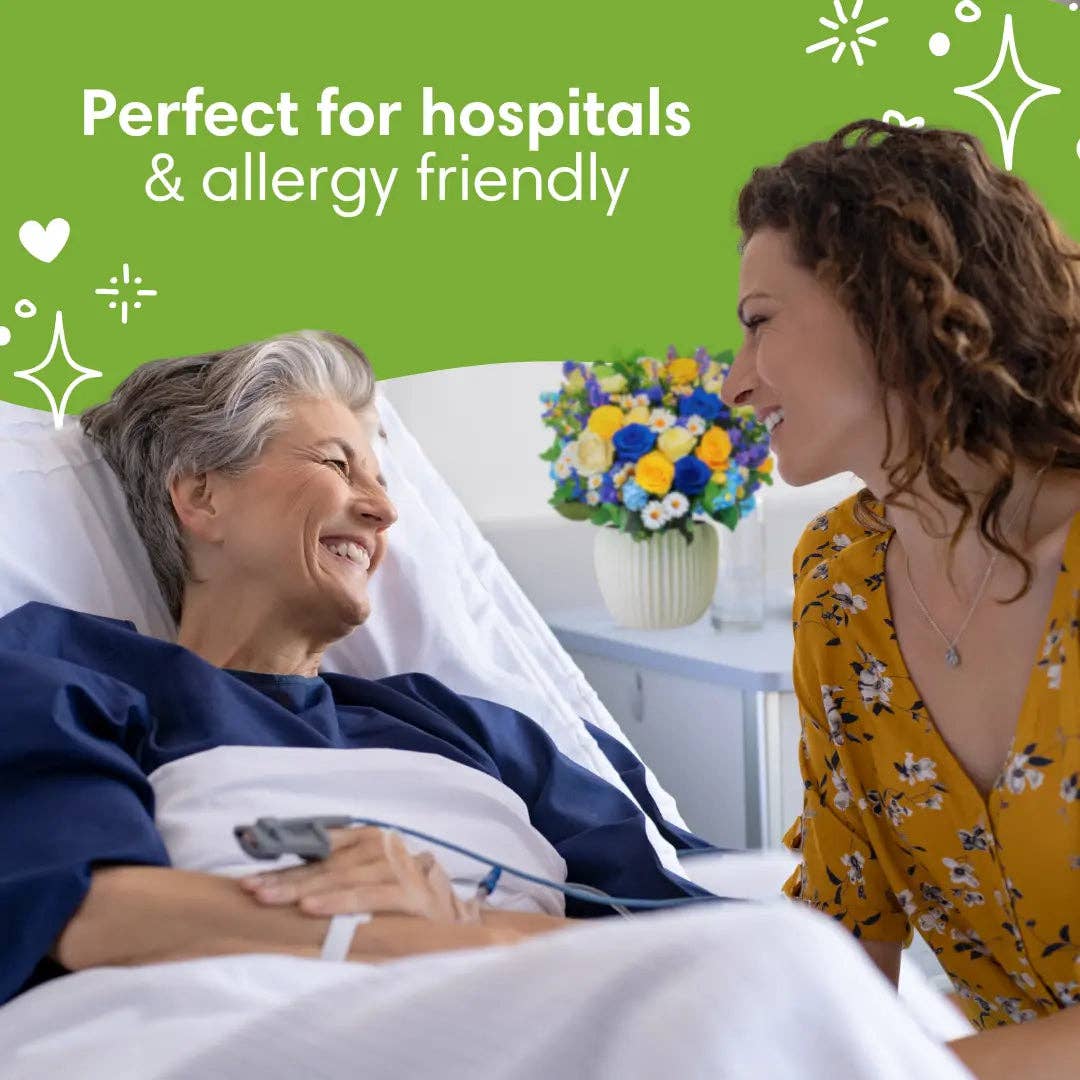 PetalPal – wholesale Vardagliga hälsningskort – Cerulean Dream Pop-Up Bukett10