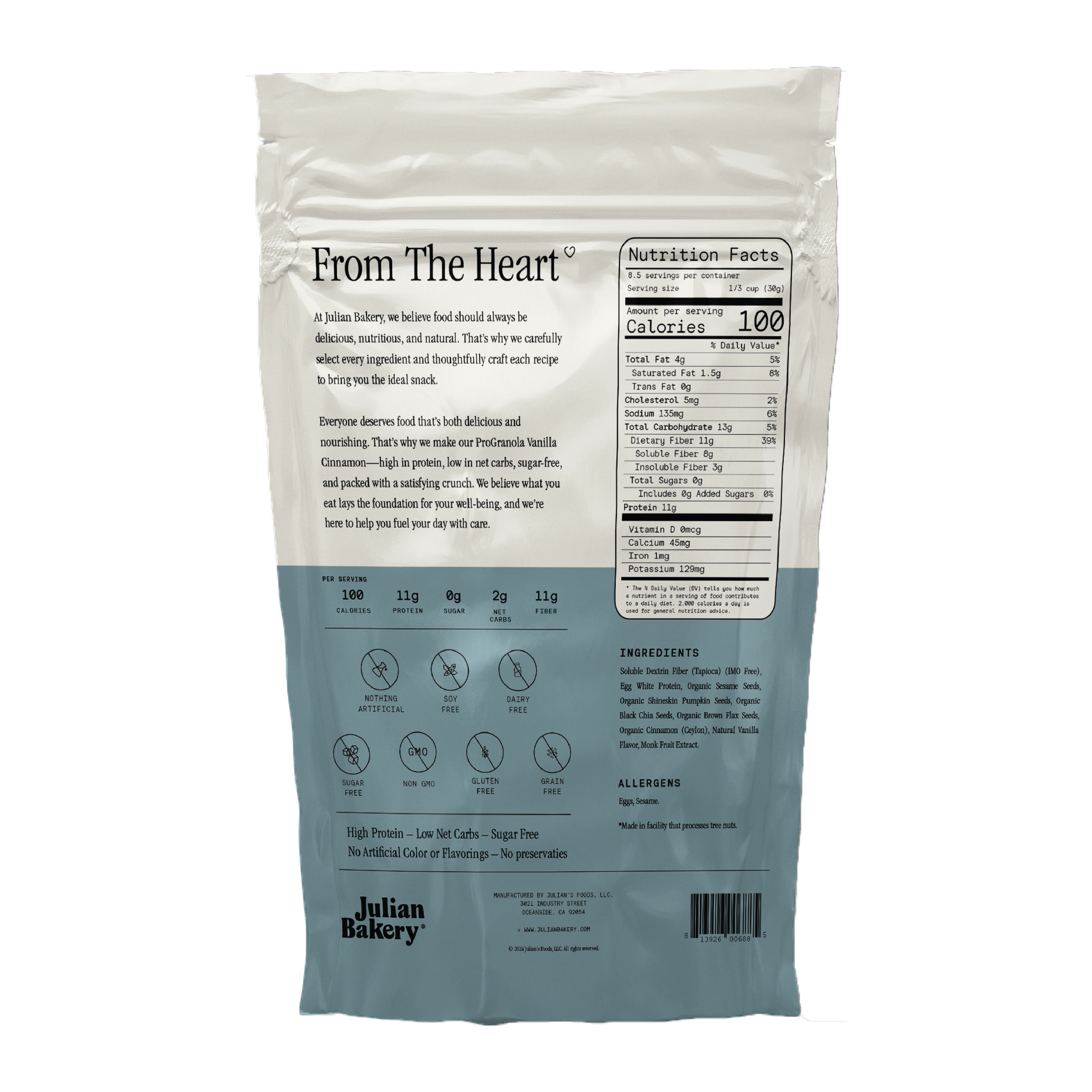 Julian Bakery - Vente Granolas - ProGranola Clusters Vanille Cannelle4