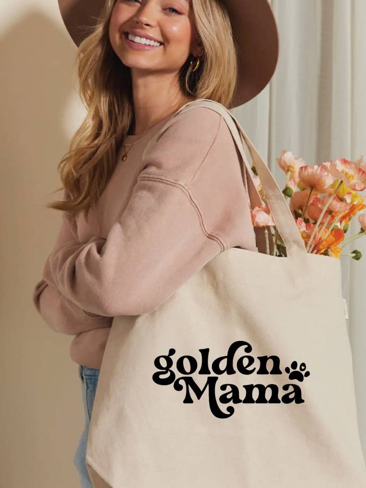 Golden Mama Tote for wholesale by Ruff N' Fluff