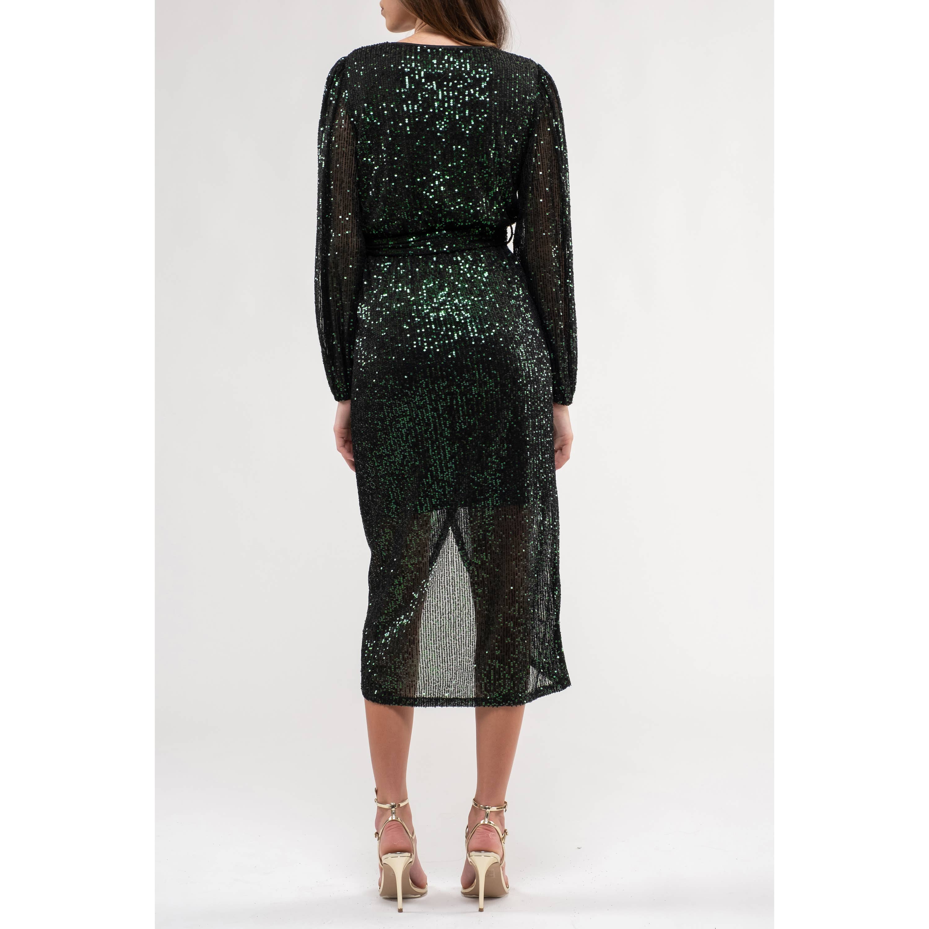 MINE - Vente Robe – femme - ROBE MIDI EN SURPLIS À SEQUINS8