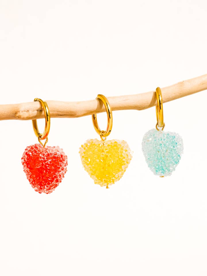 Kandice 18K Gold Non-Tarnish Sour Candy Dangle Earring for wholesale by Flânerie by MAIQ