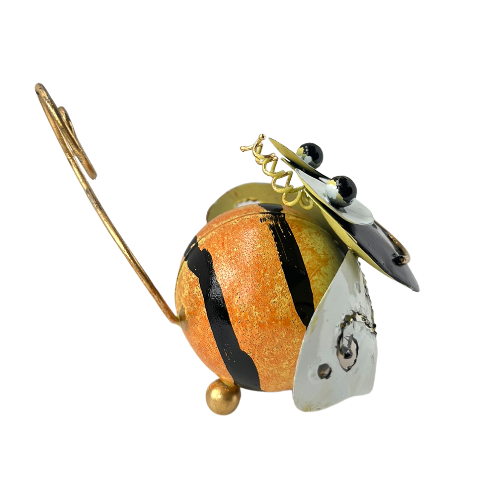 VIE - Venta al por mayor Figura decorativa - Extravagante animal de cola rizada de metal, aproximadamente 8 x 7 x 4 cm24