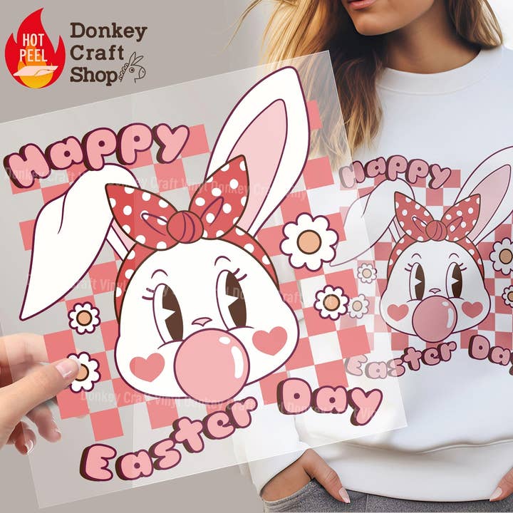 Transferts DTF pour le jour de Pâques, prêts à presser pour la vente par Donkey Craft