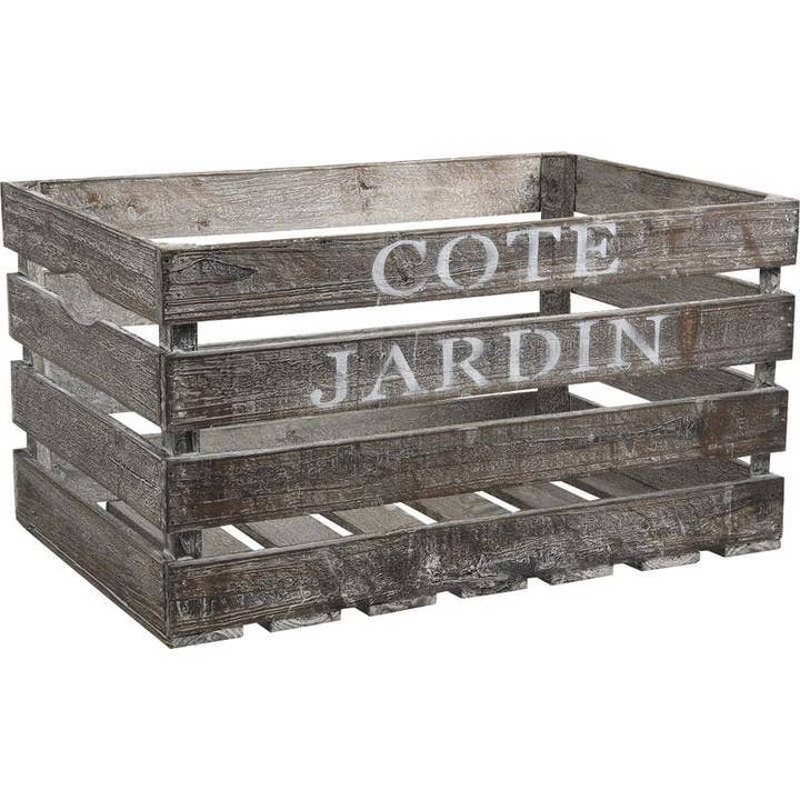 Côté Jardin wooden box for wholesale by Aubry Gaspard