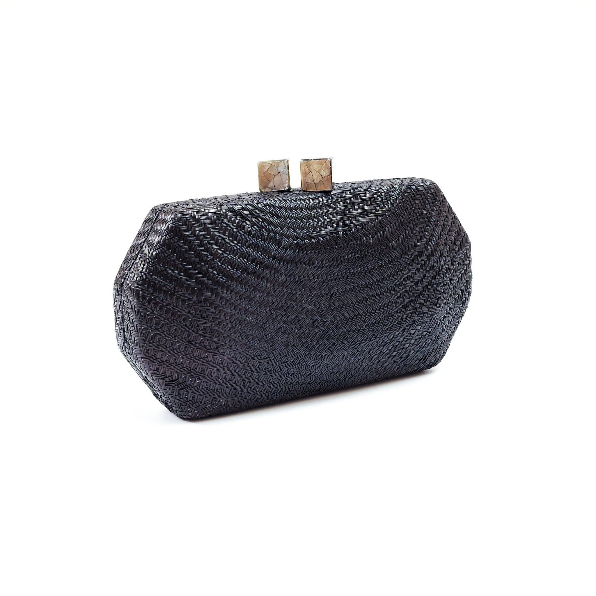 LIKHÂ - Wholesale Clutch Bag - Women's - Handwoven Clutch - Sarsuela Classic, Black | LIKHA2