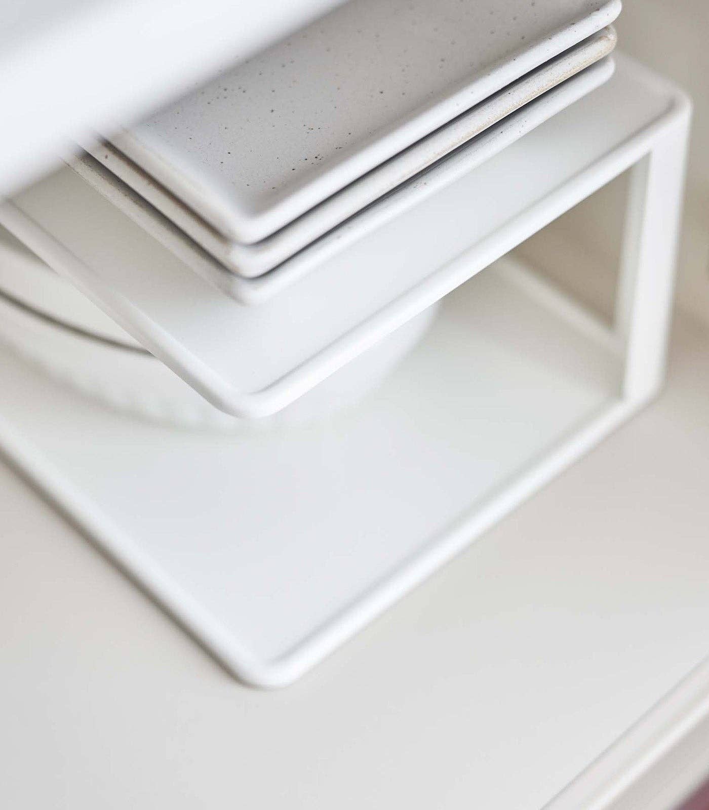 Yamazaki Home - Vente Rangements/organisateurs de cuisine - Organiseur d'armoire à deux niveaux, acier11