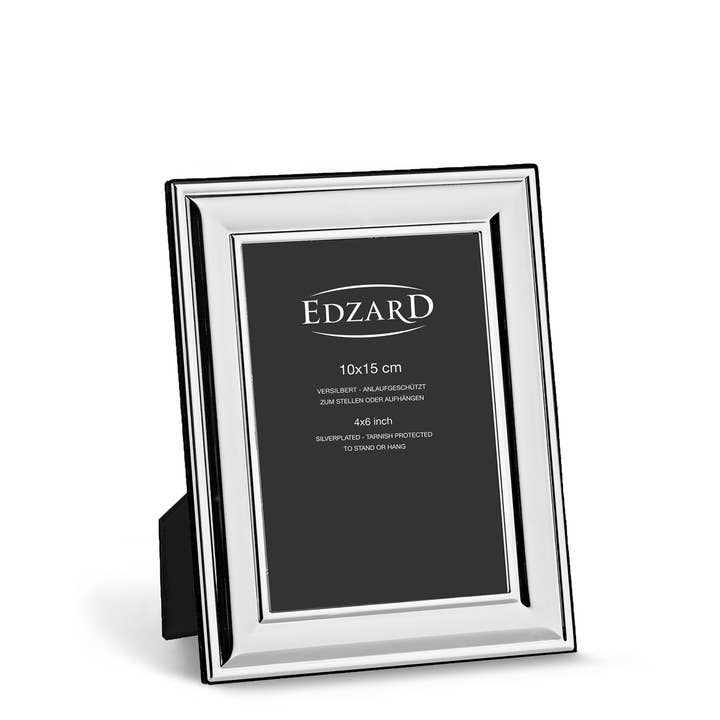 EDZARD - Wholesale Picture Frame - 2-Piece Picture Frame Sunset (13x18 cm), Silver-Plated1