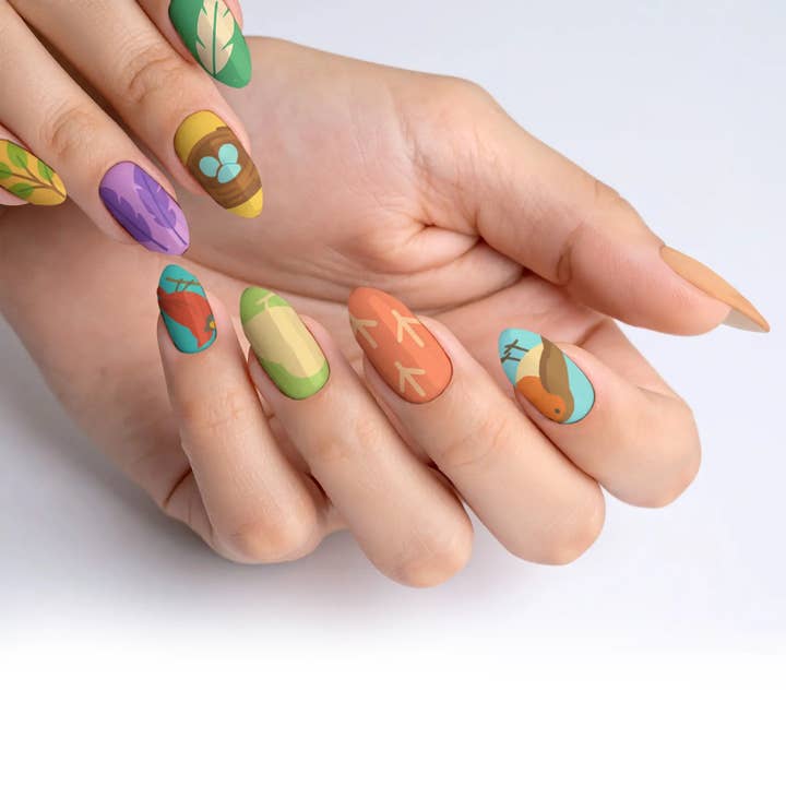 FYNE BODY - Wholesale Press-on/fake nails - Avian Allure Exotic Birds Press-On Nails