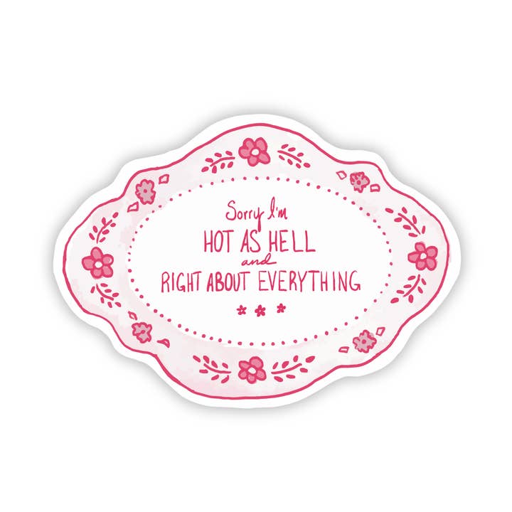 Autocolante Quente como Inferno por atacado de Studio Conroy