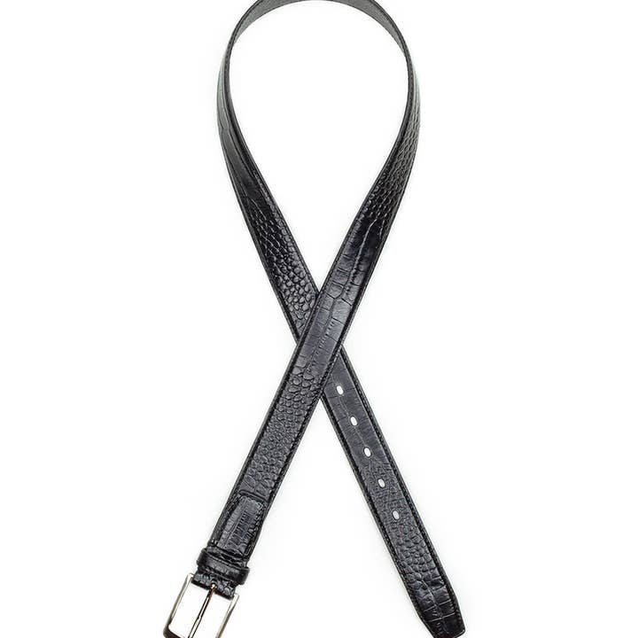 Patricia Nash - Wholesale Belt - Men's - Patricia Nash Men's Croc Embossed Belt