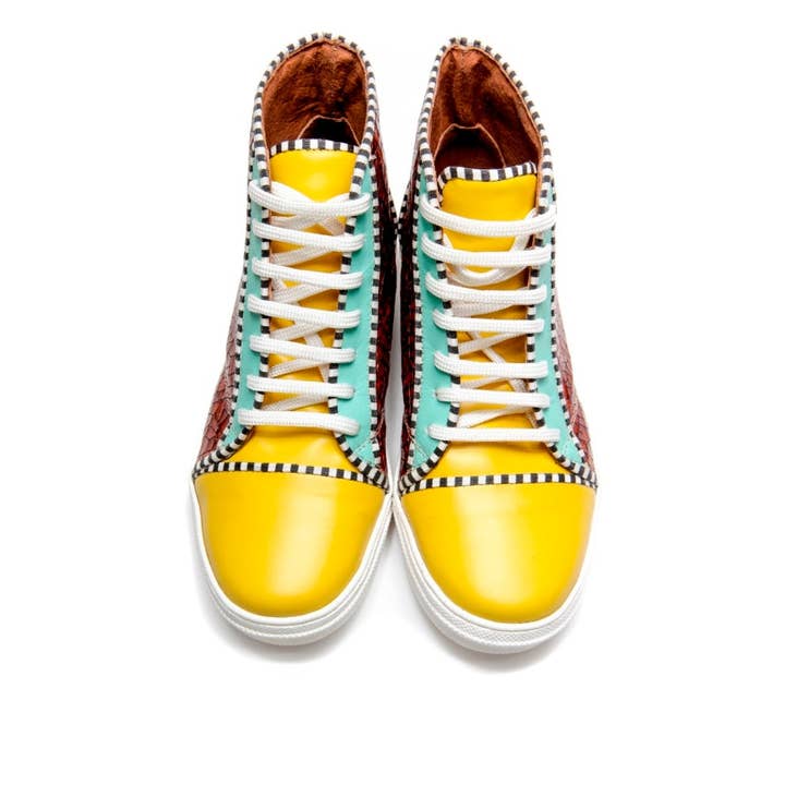Off Court Sneakers – Yellow for wholesale by Milenika shoes