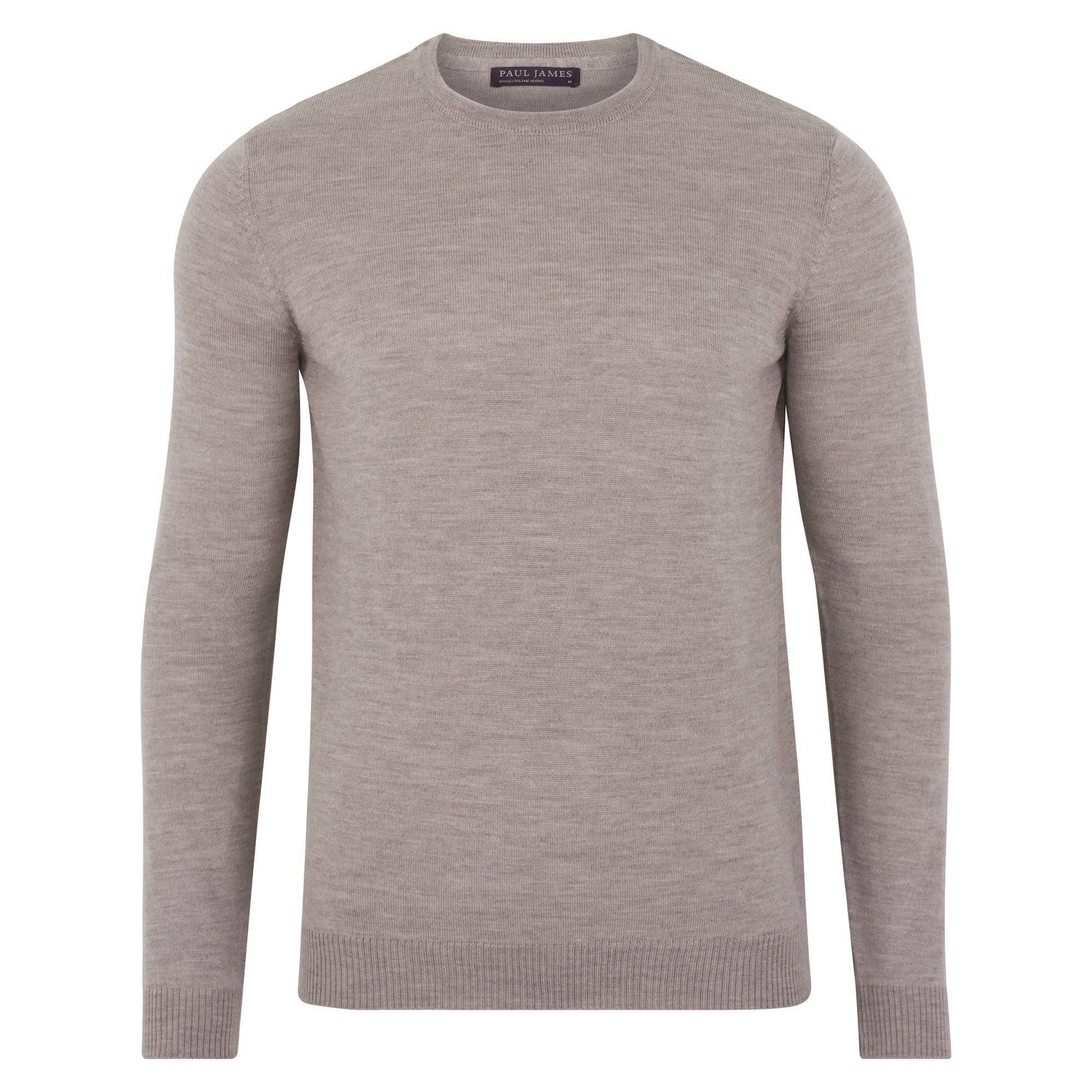 Paul James Knitwear – wholesale Knitted jumper – Men′s – Mens Extra Fine Merino Wool Crew Neck Jumper21