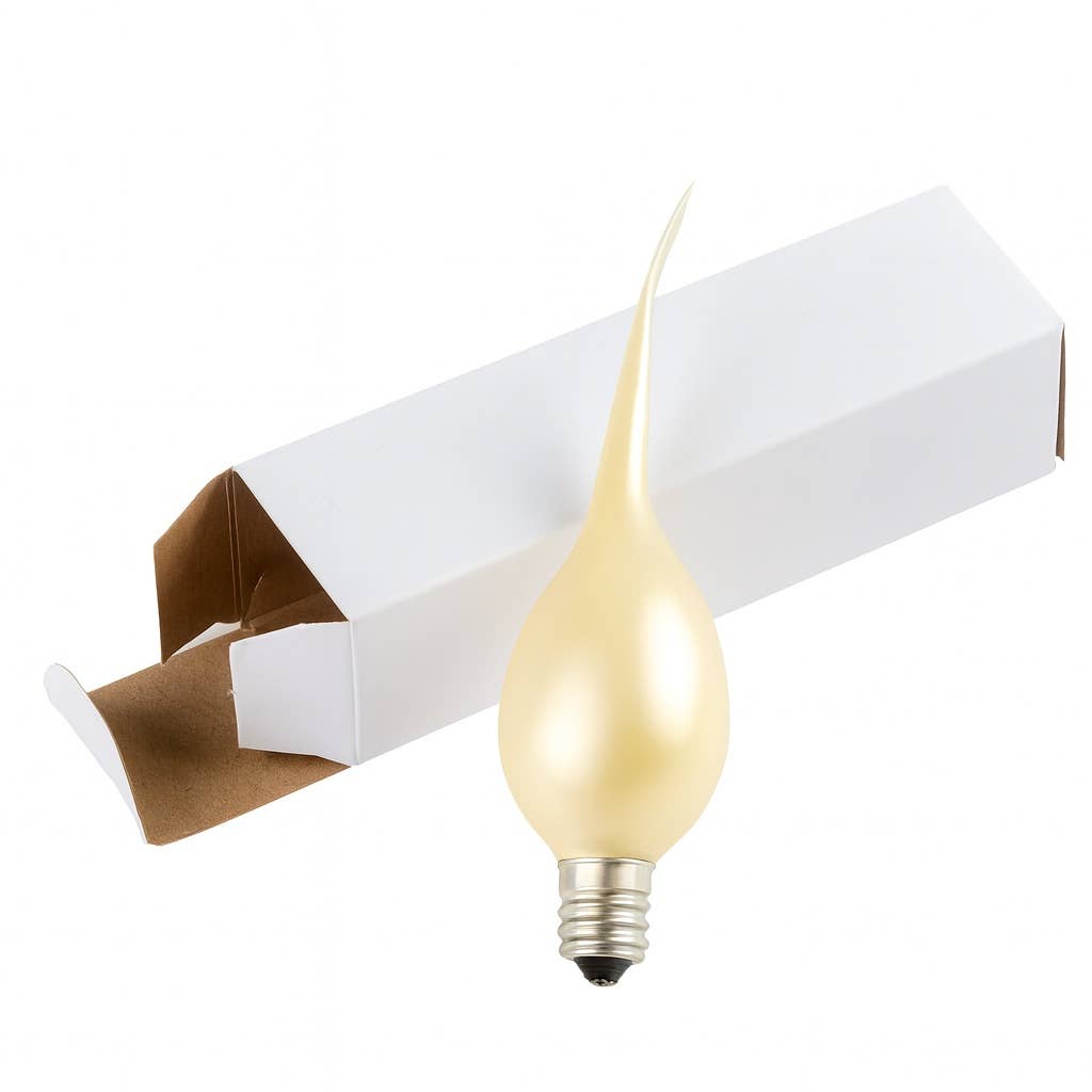 Factory Direct Craft - Vente Ampoule/spot - Ampoule à flamme vacillante en silicone champagne nacré4