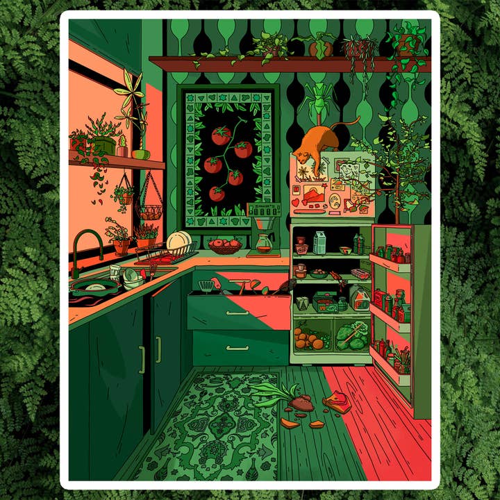 CAOS NA COZINHA - IMPRESSÃO ARTÍSTICA por atacado de Tannin Arceo