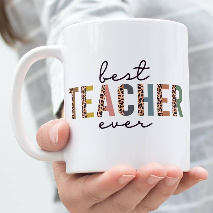 Teacher Mug - Best Teacher Ever for wholesale by Jackson + Wyatt