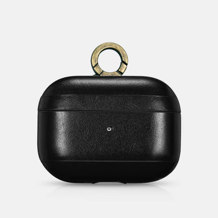 CairPods - Wholesale Airpod/Earbud Case - Men's - AirPods Pro Case Premium Cowhide Leather - Vintage Black2