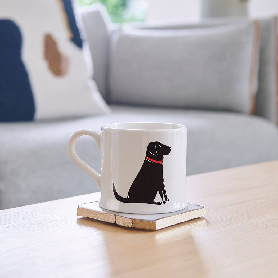 Sweet William Designs - Vendita all'ingrosso Tazza - Tazza Mischievous Mutts con Labrador nero singolo2