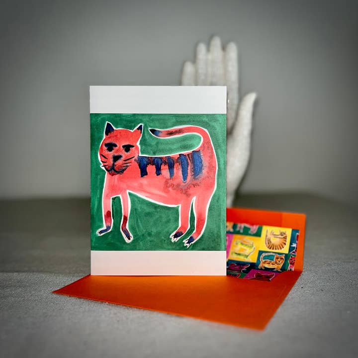 Renée Stramel - Wholesale Stationery/Notecard Set - A6 Blank Note Card With Custom Envelope Liner • R&G Cat1