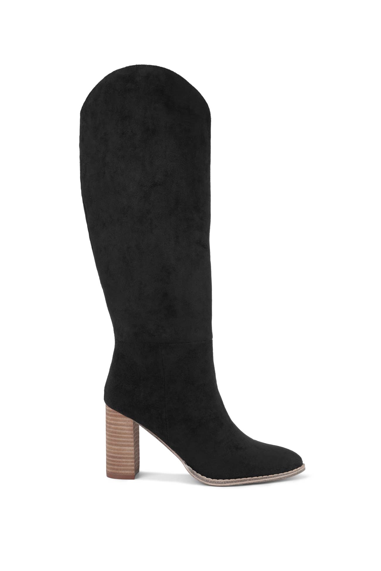 Oliccui - Wholesale Boots - Women's - TALL BLOCK HEEL FAUX SUEDE BOOTS11