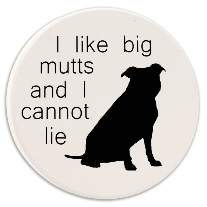 Tipsy Coasters & Gifts – wholesale Car coaster – unisex – Car Coaster I Like Big Mutts